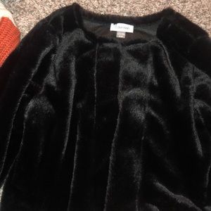 calvin klein furry dress jacket